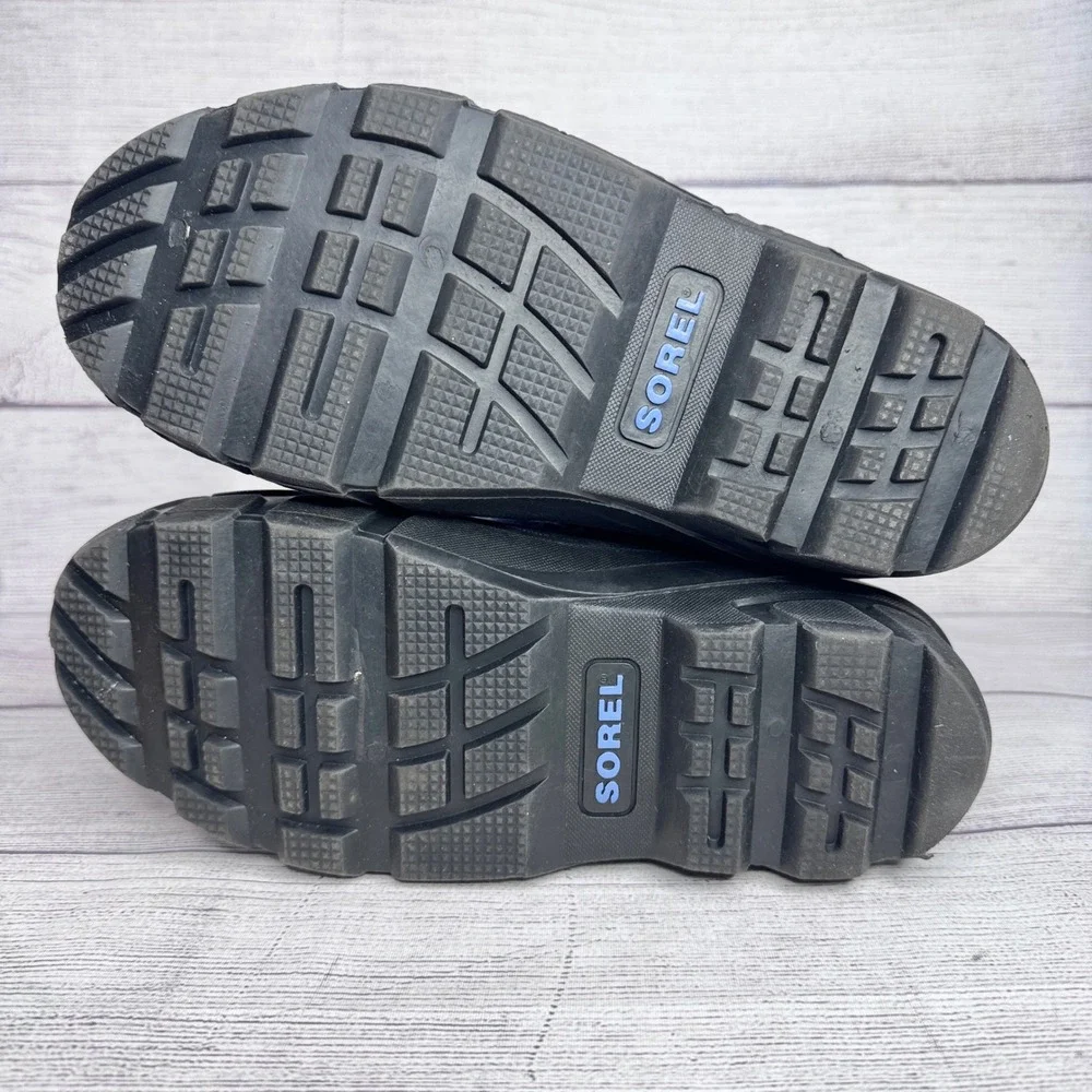 Sorel Cub Kids Blue Navy Waterproof Insulated Winter Snow Boots‎ Size 5